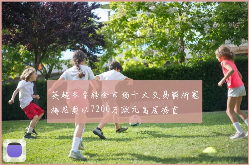 英超冬季转会市场十大交易解析塞梅尼奥以7200万欧元高居榜首